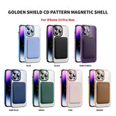 Transparent Magnetic Card Holder TPU Case for iPhone 16 Series